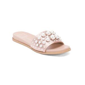 DOLCE VITA Blush Gabbi Pearl Flat Sandals